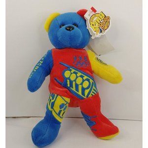 USA Winter Olympics Bobsled Authentic Bear 2002 New W/Tags 8" Pellets